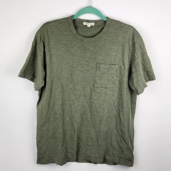 Forty Five Other - Huckberry Forty Five Green Cotton Retro Single Stitch Short Sleeve Tee L